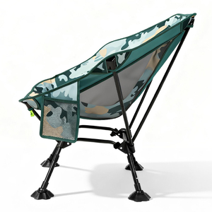 Silla Plegable Ultraligera de Aleación de Aluminio para Camping, Ajustable, con Portavasos, para Senderismo al Aire Libre - Product Image 3