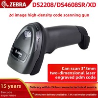 Escáner de Código de Barras USB Industrial Portátil Zebra DS4608SR/DS4608XD/DS2208, Sensor CMOS, Lector de Códigos QR 2D, Garantía de 3 Años