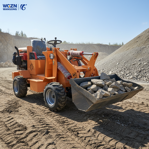 Mini Cargadora de Ruedas Diésel WGZN CE Importada con Junta de Sellado, 4WD 035CBM, Compacta para Movimiento de Tierras, OEM ODM, para Campos de Golf, Paisajismo y Agricultura - Product Image 1