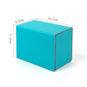 Khay Lật Đôi Màu Xanh Da Trời Mới Xeno 200 + Hộp Đựng Đồ Tùy Chỉnh Bằng Da PU Cao Cấp, Tủ Da PU - Product Image 3