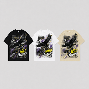 เสื้อยืดแข<span class=keywords><strong>น</strong></span>สั้นคอกลมพิมพ์ลายกราฟฟิตี้สตอร์ม เรเว<span class=keywords><strong>น</strong></span>ออกแบบศิลปะแ<span class=keywords><strong>น</strong></span>วสตรีทแบบกำห<span class=keywords><strong>น</strong></span>ดเอง SG20-001 - Product Image 5