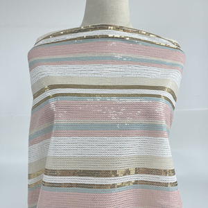 New arrivals <span class=keywords><strong>Polyester</strong></span> Spandex lưới vải đầy màu sắc sequin thêu vải cho bên váy - Product Image 2