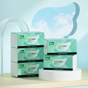 Üretici toptan yüz temizleme doku otel ev yumuşak mendil paketi kaliteli kutu mendil kağıt mendil - Product Image 2