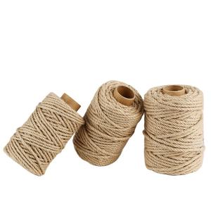 Corde d'emballage torsadée <span class=keywords><strong>en</strong></span> <span class=keywords><strong>jute</strong></span> jaune-Diamètre personnalisable écologique <span class=keywords><strong>de</strong></span> haute qualité - Product Image 2