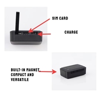 Winnes 4G Mini GPS Tracker con 800 MAh Batería de larga duración Software de seguimiento en línea gratuito Car GPS GF22 PC Track View