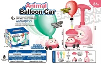 Voiture à ballons animaux, lanceur de ballons en latex à pression manuelle, pompe à air pour véhicule, jouet de fête promotionnel