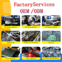 Panneau avant d'amplificateur de puissance en aluminium sur mesure, usinage CNC, fabrication de tôles, service OEM usine