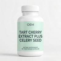 Extrait de cerise acidulée et graines de céleri, 60 capsules végétariennes