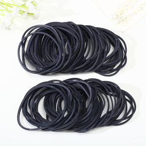Fascia di gomma per capelli di colore nero resistente di alta qualità per ufficio soldi fascia di gomma - Product Image 2
