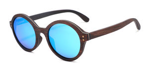 2025 Popular nueva moda monopatín gafas de sol de madera marco redondo primavera bisagra gafas de sol de colores gafas de sol polarizadas mujeres - Product Image 6