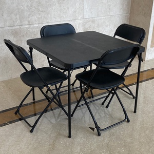 Conjunto <span class=keywords><strong>de</strong></span> <span class=keywords><strong>Mesa</strong></span> <span class=keywords><strong>y</strong></span> Silla Plegable Resistente a los Rayos UV, Crea una Experiencia <span class=keywords><strong>de</strong></span> Ocio Conveniente <span class=keywords><strong>para</strong></span> <span class=keywords><strong>Juegos</strong></span> <span class=keywords><strong>de</strong></span> <span class=keywords><strong>Mesa</strong></span> en el Patio <span class=keywords><strong>y</strong></span> Reuniones Informales - Product Image 2
