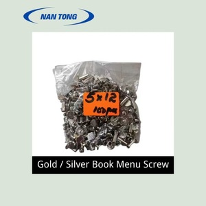 Nantou <b>Binding</b> <b>Screws</b> 5x20mm 100pcs Metal Circular Hardware Accessories For Folder Account Book - Product Image 4