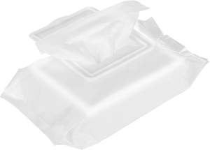 Tisu kertas sanitasi tangan antibakteri | 100 hitungan ukuran perjalanan disinfektan tidak beraroma membunuh 99.9% kuman - Product Image 3