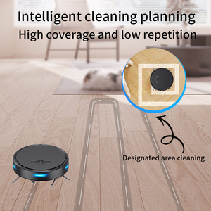 Geerlepol Robot Aspirateur Humide et Sec HEPA 2000Pa Aspiration Tuya APP Remote Auto-Recharge Balayage Vadrouille Aspirateur Wifi APP - Product Image 5