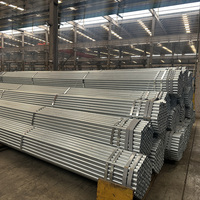 Tuyau en acier rond GI 21,3-48,3 mm pré-galvanisé pour support solaire hors réseau et poteau de montage