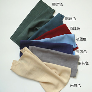 Servilletas sencillas de lino y algodón, 6 piezas, cuadradas, lavables a máquina, para uso en el comedor y la cocina - Product Image 4