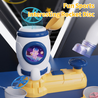 Soucoupe volante pour sports de plein air personnalisée pour enfants, lanceur de disque volant en plastique, conception de fusée, jouet éducatif pour marcher