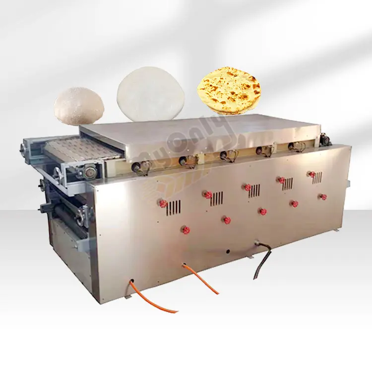 Máquina Eléctrica de alta tecnología para hacer pan, máquina para hacer pan plano, Roti Canai Matic, larga Tortilla Chapati