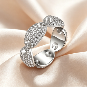 Bijoux en argent sterling 925 plaqué rhodium, sertis de moissanite taille brillant et pavé complet, directement de l'usine, pour un cadeau d'occasion spéciale - Product Image 3