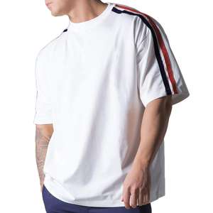 Camisetas de entrenamiento para hombre, camisetas de gimnasio extragrandes de manga corta para hombre, camisetas de estilo callejero, camiseta impresa personalizada, sublimación impresa - Product Image 4