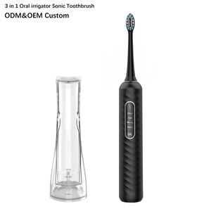 2Factory 180ml Portable IPX7 Waterproof Rechargeable <strong>Cordless</strong> 3-in-1 Sonic Electric Toothbrush <strong>Waterflosser</strong> Detachable Household - Product Image 5