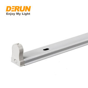 غلاف تركيب لمصباح أنبوبي فلورسنت LED لحامل مصباح فردي أو مزدوج 60 سم 120 سم G13 G5 مع شهادة CE ROHS، FLT-FIXTURE - Product Image 6