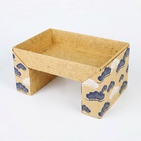 Boîtes à emporter pour sushis écologiques, personnalisées, en papier artistique pliable, imprimées, de qualité supérieure