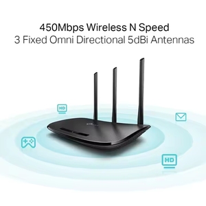 TP-Link WR940N Firmware en inglés 450Mbps Inalámbrico desbloqueado WR841N 2,4G <span class=keywords><strong>WIFI</strong></span> <span class=keywords><strong>Router</strong></span> 300Mbps 5dbi Antena Tenda F3 - Product Image 4