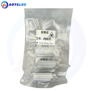 Chips de <span class=keywords><strong>Zinc</strong></span> de 15.6mm X 0.4mm, Chips de Metal de <span class=keywords><strong>Zinc</strong></span>, Chips de Electrodo de Ánodo para Baterías de Iones de <span class=keywords><strong>Zinc</strong></span> - Product Image 2