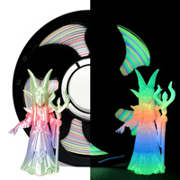 Filamento Luminoso PLA de 1.75mm 1KG, Brilla en la Oscuridad, Alta Transmitancia, Filamento para Impresión 3D FDM JF 3D PLA