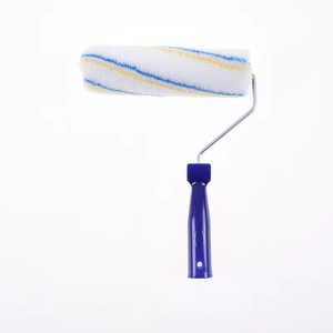Hot New China Fabrication Rayé Polyester Matériel Peinture Brosse Rouleau Automatique Peinture Rouleau Brosse Tuyau - Product Image 1
