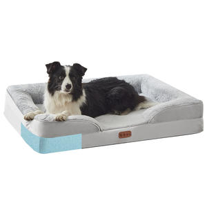 Moderno Anti-Estrés Ortopédico Espuma de Memoria Invierno Sólido Ecológico Cartón Mascota <span class=keywords><strong>Cama</strong></span> Fábrica Personalizado Divertido Quadrate Bolster - Product Image 2
