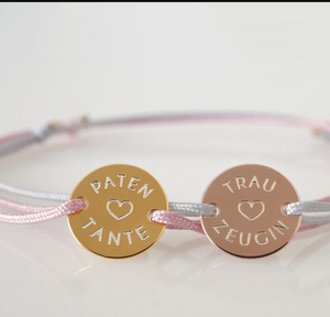 Inspire Jewelry pulsera grabada nombre del Corazón personalizado familia amistad pulsera regalo novia madrina cuerda diseño - Product Image 1