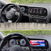 Écran numérique double 22,8 pouces pour tableau de bord Audi A4 A5 2009-2016, compteur de vitesse, autoradio Android, lecteur vidéo, CarPlay sans fil, GPS