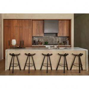 Cuisine intégrée moderne et élégante en bois massif de qualité supérieure de Foshan - Product Image 5