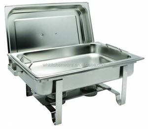 Venta al por mayor de acero inoxidable buffet calentador de alimentos plato de frotamiento - Product Image 1