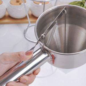 Soporte <span class=keywords><strong>para</strong></span> galletas de acero inoxidable y embudo de confitería Accesorios <span class=keywords><strong>para</strong></span> hornear de metal <span class=keywords><strong>para</strong></span> herramienta de pastelería y pan - Product Image 2