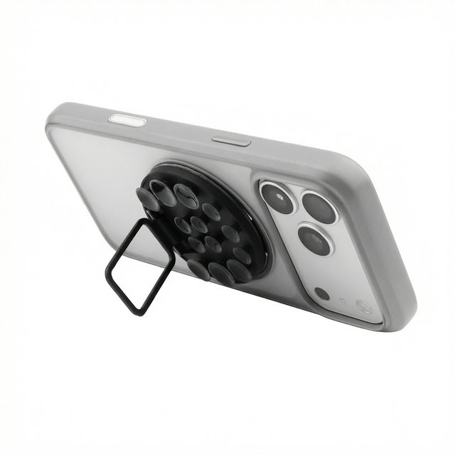 Strong Adhesive Silicone Suction Cup Mobile Phone Holder Stand for Desk & Wall Mirror Promotional Gift OEM Logo