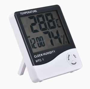 Precio de fábrica FAHTC-2 htc2 HTC-2 Reloj Digital con Termómetro e Higrómetro, Pantalla LCD, Medidor Electrónico de Temperatura y Humedad - Product Image 4
