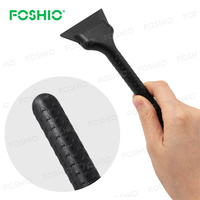 Foshio Raclette en caoutchouc de silicone personnalisable avec manche en plastique pour outils de teinte douce automobile
