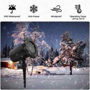 Outdoor Dynamic Stage Light <b>Remote</b> <b>Control</b> Starry Sky Laser Projection Waterproof Red Green Blue Light for Christmas Holidays - Product Image 3