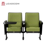 Chaise d'auditorium moderne LEADCOM LS-13601N-301 avec tablette d'écriture, chaise de salle de conférence pour université