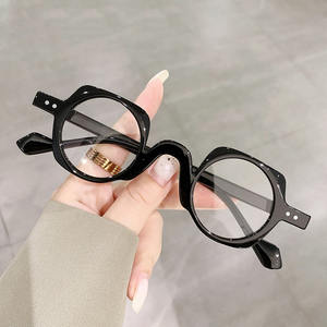 Monturas Opticas 2022 Marco óptico para hombre Nuevo modelo Anti luz azul <span class=keywords><strong>Gafas</strong></span> redondas <span class=keywords><strong>Gafas</strong></span> de computadora <span class=keywords><strong>Gafas</strong></span> transparentes redondeadas - Product Image 1