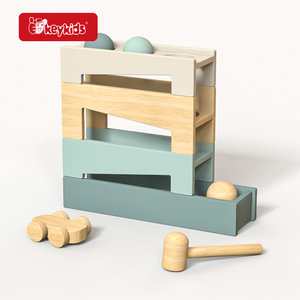 Jouet de motricité <span class=keywords><strong>Montessori</strong></span> <span class=keywords><strong>Jeu</strong></span> de course et <span class=keywords><strong>marteau</strong></span> en bois à partir de 1 an pour tout-petits bébés W04E451 - Product Image 4