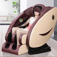 luxury cheap portable recliner coin operated sl track irest foot hydro pedicure shiatsu electric 3D 4D full body massage chair