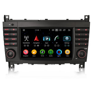 Stock UE Erisin ES5569C Écran 7 pouces Android 16 Lecteur DVD GPS pour <span class=keywords><strong>Mercedes</strong></span> Benz Classe C <span class=keywords><strong>W203</strong></span>/CLC/Classe G W463 <span class=keywords><strong>Autoradio</strong></span> - Product Image 1