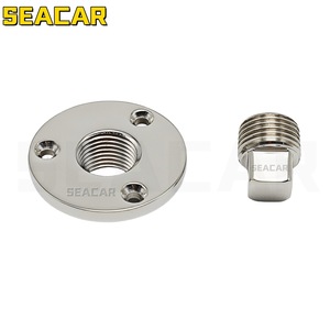 Seacar Stainless Steel Drain <b>Plug</b> 316 Marine Boat Deck Fitting Water Seal Valve - Product Image 5