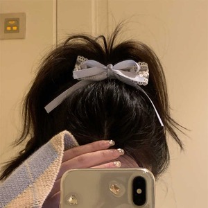Diadema con lazo trenzado para niña, accesorio para el cabello con lazo de encaje, lazo para el cabello, pinza para el cabello, lazo para el cabello en la parte posterior de la cabeza, lazo. - Product Image 2