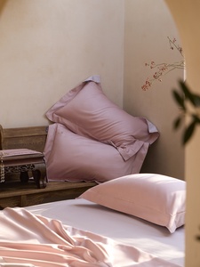 2025 nouveau modèle 100-count <span class=keywords><strong>haut</strong></span> <span class=keywords><strong>de</strong></span> <span class=keywords><strong>gamme</strong></span> à longues fibres <span class=keywords><strong>coton</strong></span> moderne quatre pièces ensemble respirant uni teint <span class=keywords><strong>Satin</strong></span> lit <span class=keywords><strong>housse</strong></span> <span class=keywords><strong>de</strong></span> <span class=keywords><strong>couette</strong></span> 300TC - Product Image 5