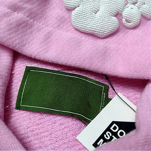 เสื้อฮู้ดดี้ผู้ชายคุณภาพสูง 440 กรัม ผ้าฝ้าย 100% ฟลีซเนื้อนุ่ม ไม่หด ทรงหลวม แขนยาว พิมพ์ลายตัวอักษรพอง สำหรับฤดูหนาว - Product Image 3